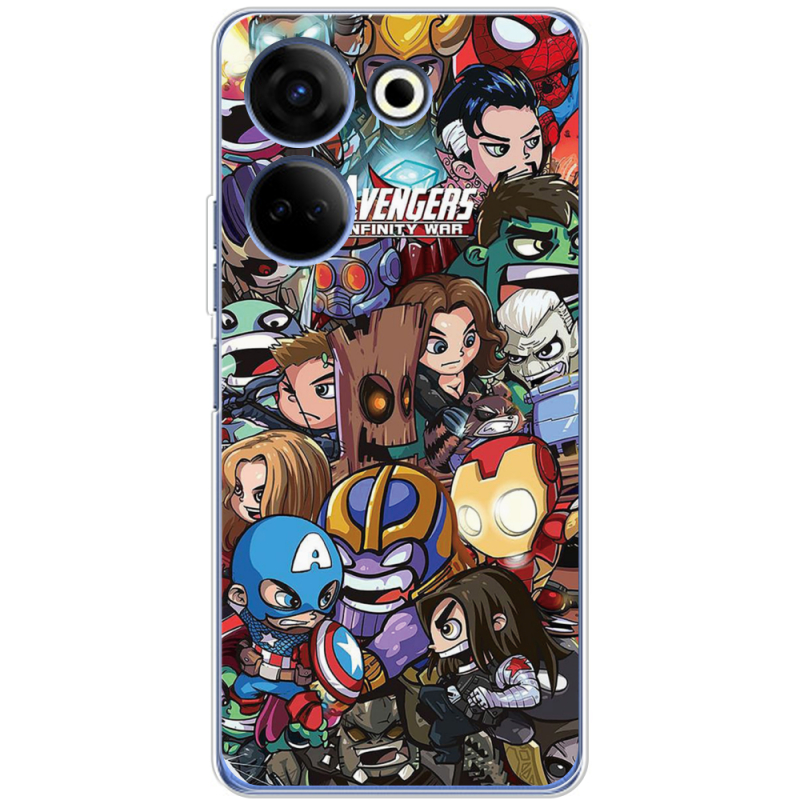 Чехол BoxFace Tecno Camon 20 Pro 4G Avengers Infinity War