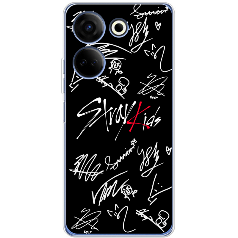 Чехол BoxFace Tecno Camon 20 Pro 4G Stray Kids автограф