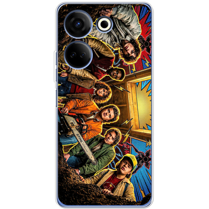 Чехол BoxFace Tecno Camon 20 Pro 4G Stranger things