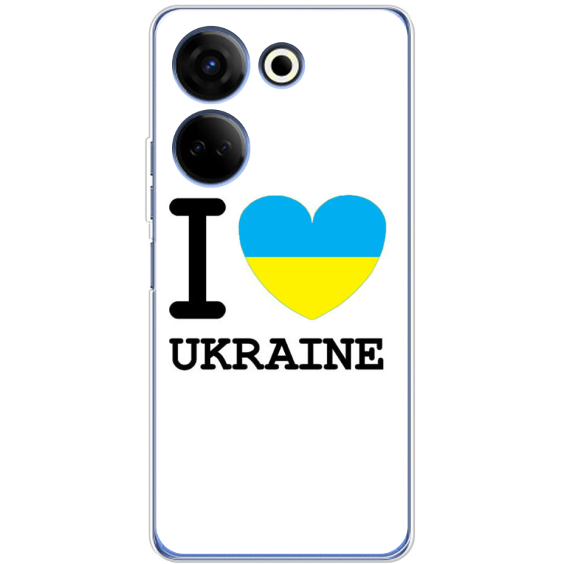 Чехол BoxFace Tecno Camon 20 Pro 4G I love Ukraine