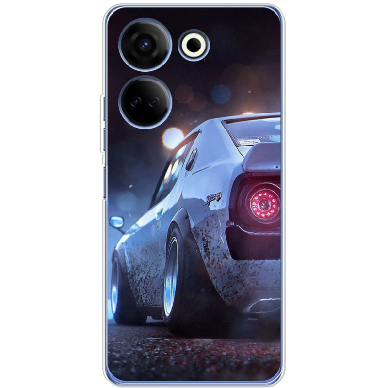 Чехол BoxFace Tecno Camon 20 Pro 4G Silver Car