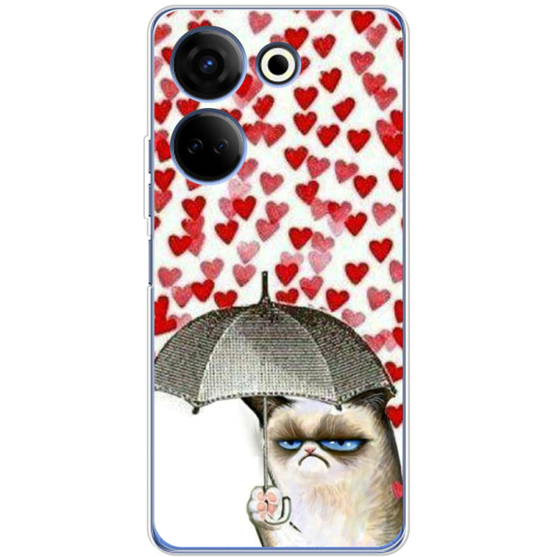 Чехол BoxFace Tecno Camon 20 Pro 4G Raining Hearts