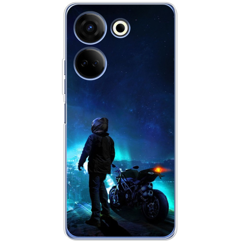 Чехол BoxFace Tecno Camon 20 Pro 4G Motorcyclist