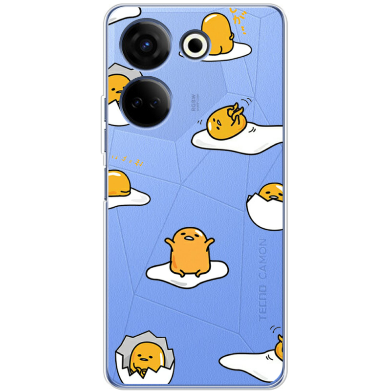 Прозрачный чехол BoxFace Tecno Camon 20 Pro 4G Gudetama