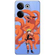 Прозрачный чехол BoxFace Tecno Camon 20 Pro 4G Naruto and Kurama