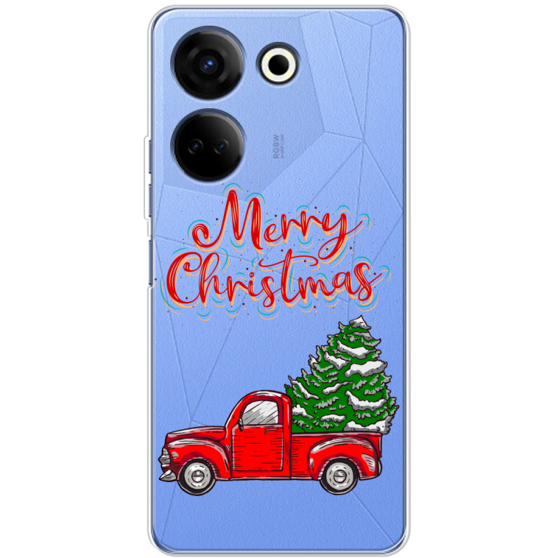 Прозрачный чехол BoxFace Tecno Camon 20 Pro 4G Holiday Car