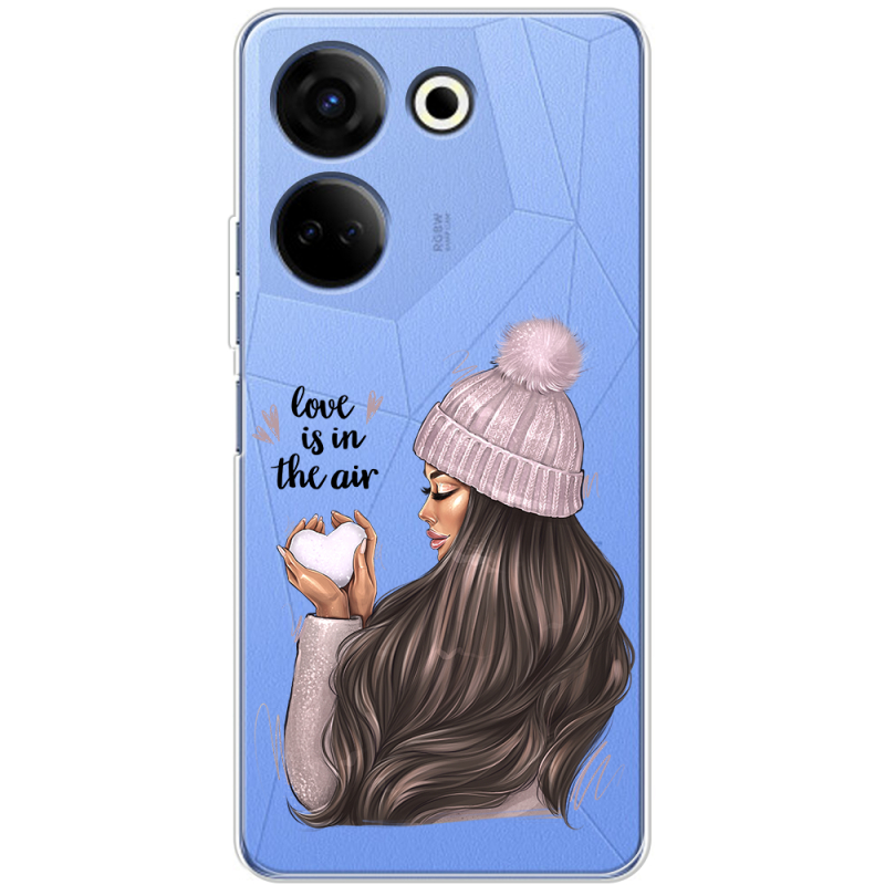 Прозрачный чехол BoxFace Tecno Camon 20 Pro 4G love is in the air