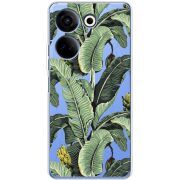 Прозрачный чехол BoxFace Tecno Camon 20 Pro 4G Banana Leaves