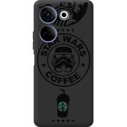 Черный чехол BoxFace Tecno Camon 20 Pro 4G Dark Coffee