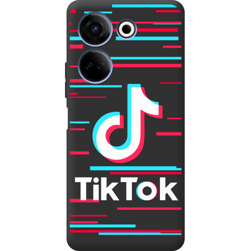 Черный чехол BoxFace Tecno Camon 20 Pro 4G Tik Tok