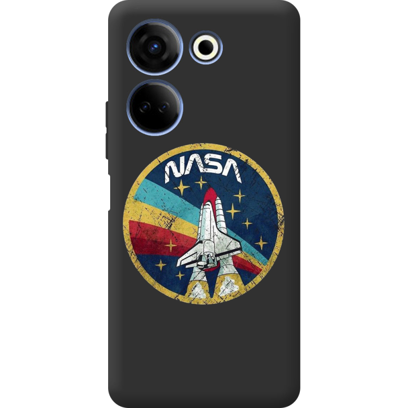 Черный чехол BoxFace Tecno Camon 20 Pro 4G NASA