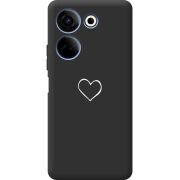 Черный чехол BoxFace Tecno Camon 20 Pro 4G My Heart