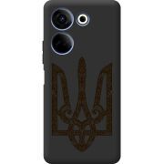 Черный чехол BoxFace Tecno Camon 20 Pro 4G Ukrainian Trident