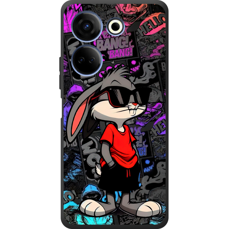 Черный чехол BoxFace Tecno Camon 20 Pro 4G Малий вухань