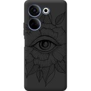 Черный чехол BoxFace Tecno Camon 20 Pro 4G Eye