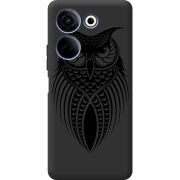 Черный чехол BoxFace Tecno Camon 20 Pro 4G Owl