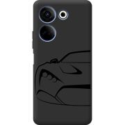 Черный чехол BoxFace Tecno Camon 20 Pro 4G Sportcar