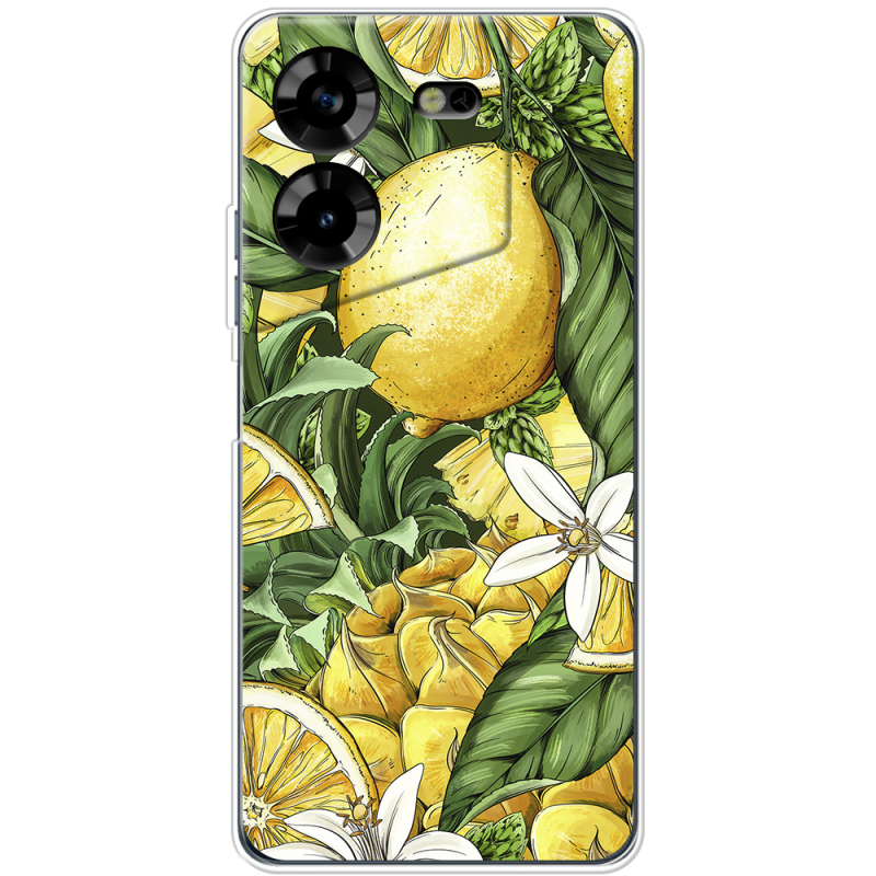 Чехол BoxFace Tecno POVA 5 Lemon Pattern