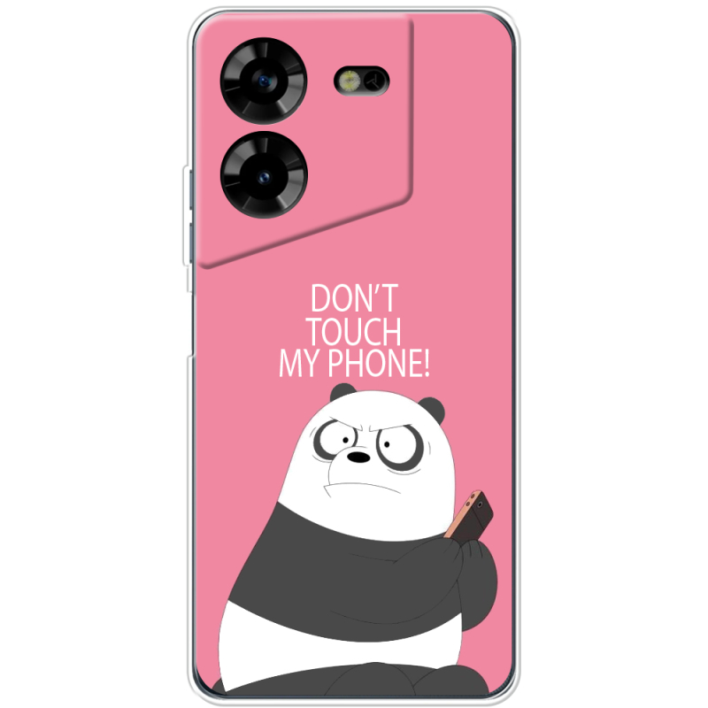 Чехол BoxFace Tecno POVA 5 Dont Touch My Phone Panda