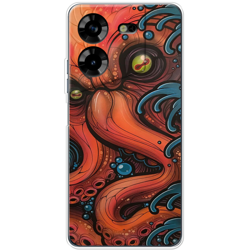 Чехол BoxFace Tecno POVA 5 Octopus