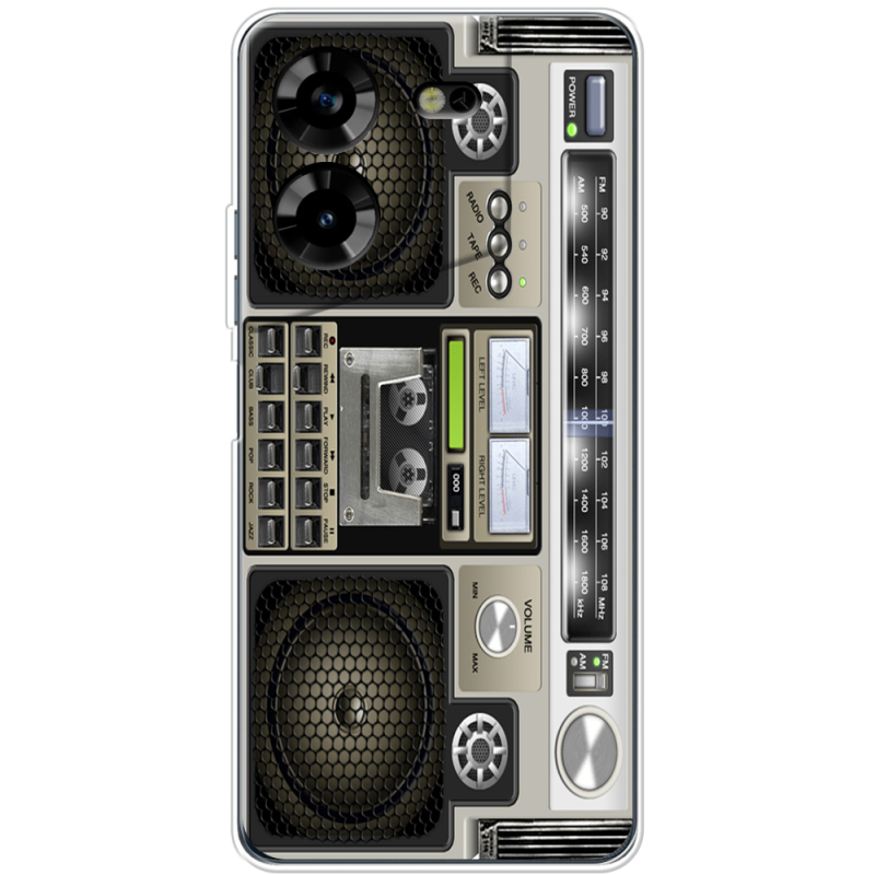 Чехол BoxFace Tecno POVA 5 Old Boombox