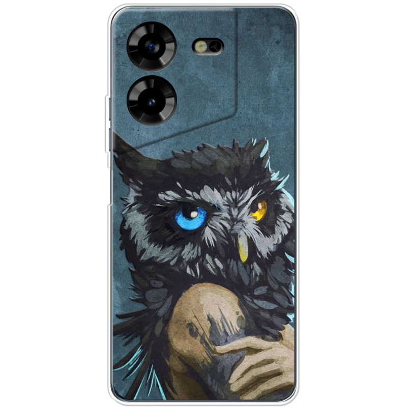 Чехол BoxFace Tecno POVA 5 Owl Woman