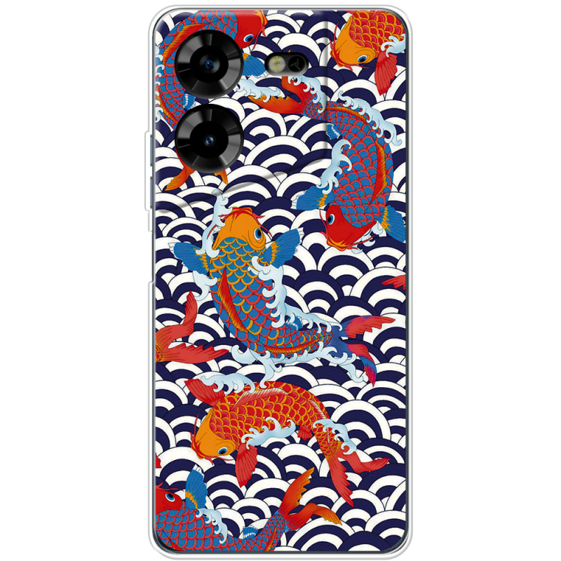 Чехол BoxFace Tecno POVA 5 Koi Fish