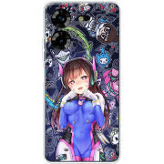 Чехол BoxFace Tecno POVA 5 Overwatch D.VA