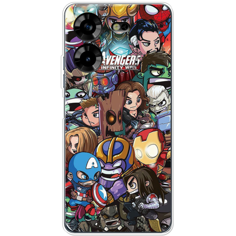 Чехол BoxFace Tecno POVA 5 Avengers Infinity War