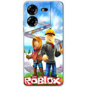 Чехол BoxFace Tecno POVA 5 Roblox Білдерман