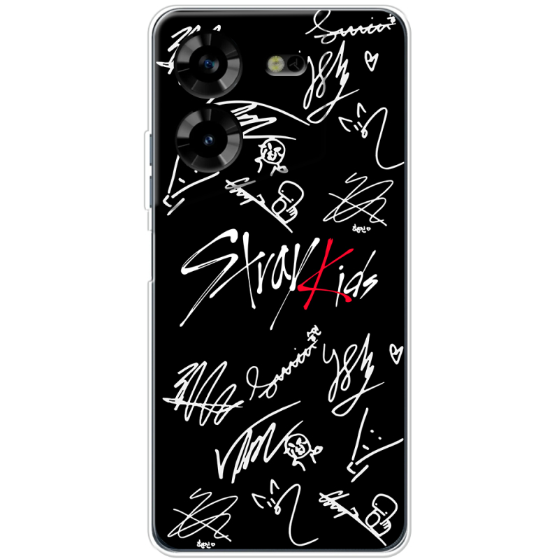 Чехол BoxFace Tecno POVA 5 Stray Kids автограф