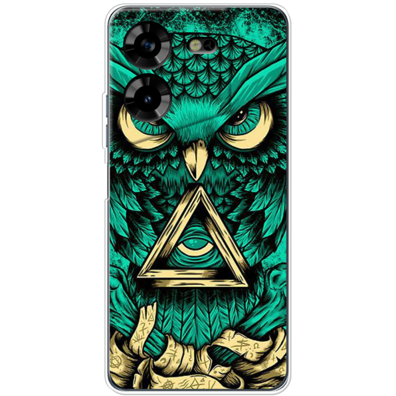 Чехол BoxFace Tecno POVA 5 Masonic Owl