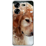 Чехол BoxFace Tecno POVA 5 Golden Retriever