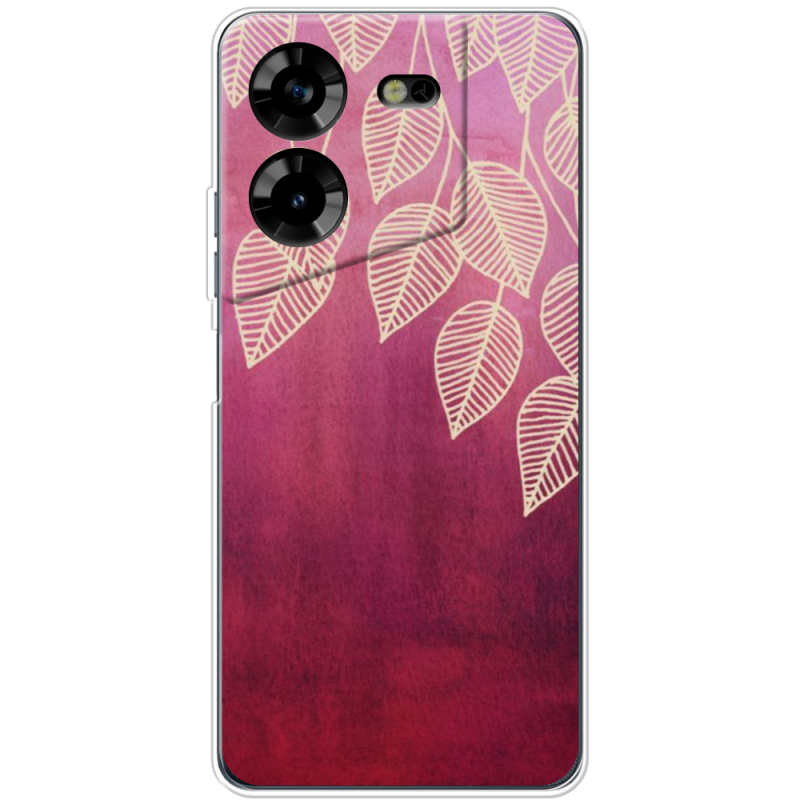 Чехол BoxFace Tecno POVA 5 Gold Leaves