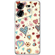 Чехол BoxFace Tecno POVA 5 Be my Valentine