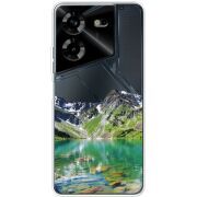 Прозрачный чехол BoxFace Tecno POVA 5 Green Mountain