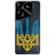 Прозрачный чехол BoxFace Tecno POVA 5 Gold Trident