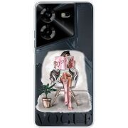 Прозрачный чехол BoxFace Tecno POVA 5 VOGUE