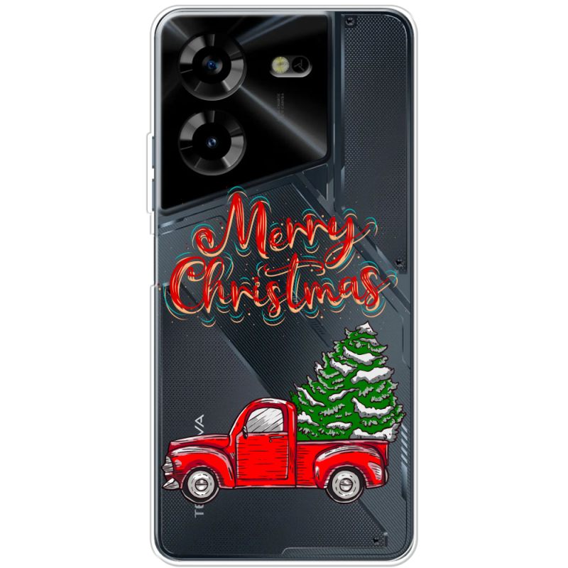 Прозрачный чехол BoxFace Tecno POVA 5 Holiday Car