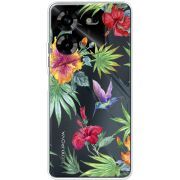 Прозрачный чехол BoxFace Tecno POVA 5 Tropical