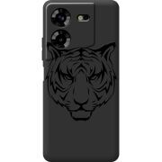 Черный чехол BoxFace Tecno POVA 5 Tiger