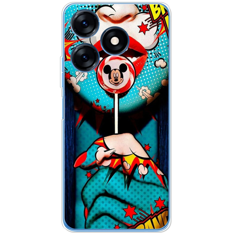 Чехол BoxFace Tecno Spark 10C Girl Pop Art