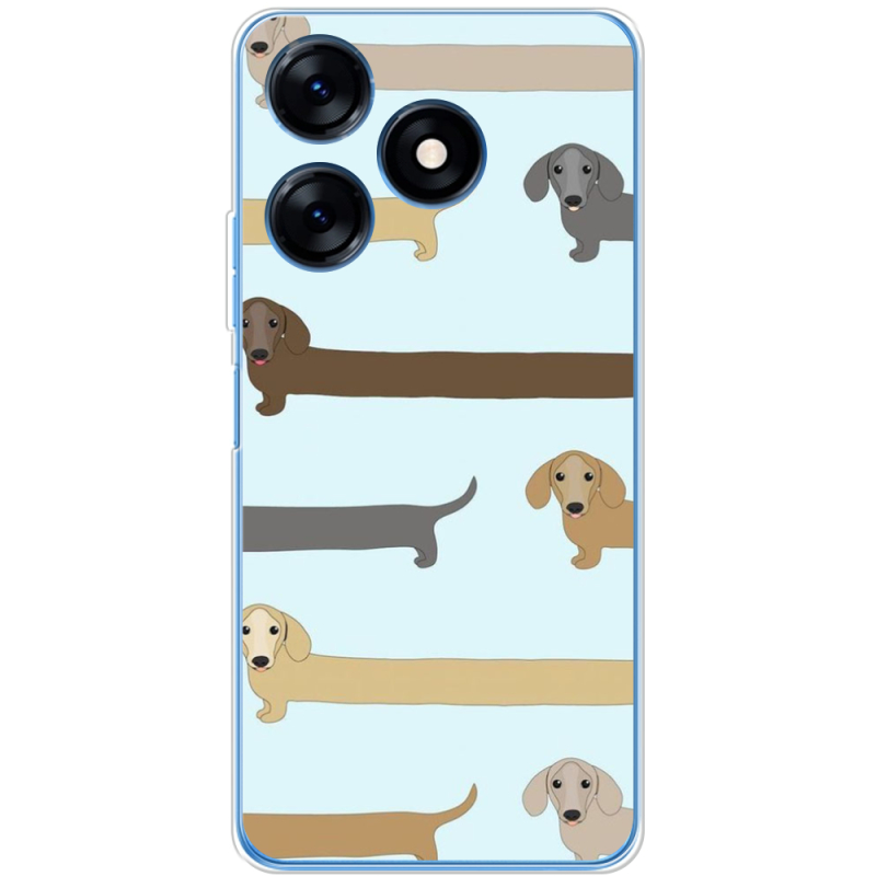 Чехол BoxFace Tecno Spark 10C Dachshund