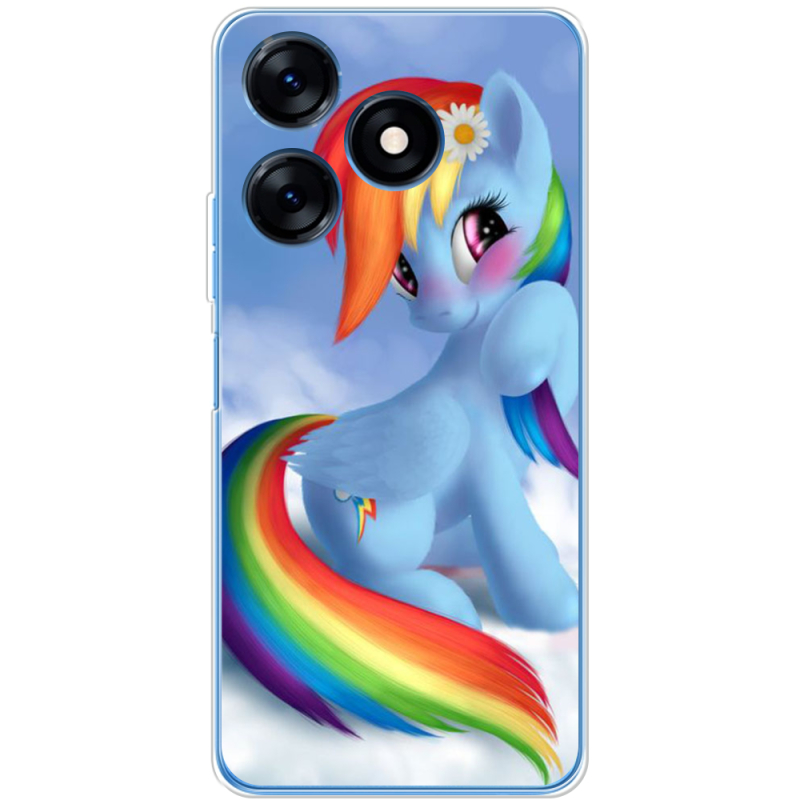 Чехол BoxFace Tecno Spark 10C My Little Pony Rainbow Dash