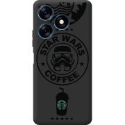 Черный чехол BoxFace Tecno Spark 10C Dark Coffee