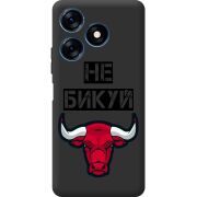 Черный чехол BoxFace Tecno Spark 10C Не Бикуй