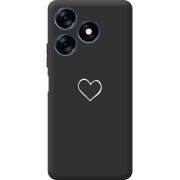 Черный чехол BoxFace Tecno Spark 10C My Heart