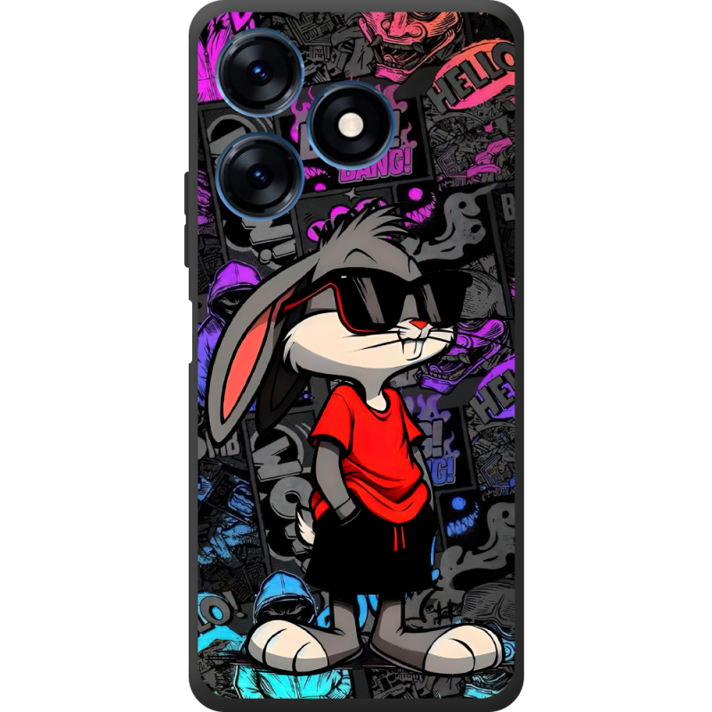 Черный чехол BoxFace Tecno Spark 10C Малий вухань