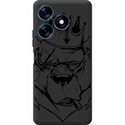 Черный чехол BoxFace Tecno Spark 10C Bear King