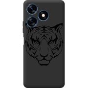 Черный чехол BoxFace Tecno Spark 10C Tiger